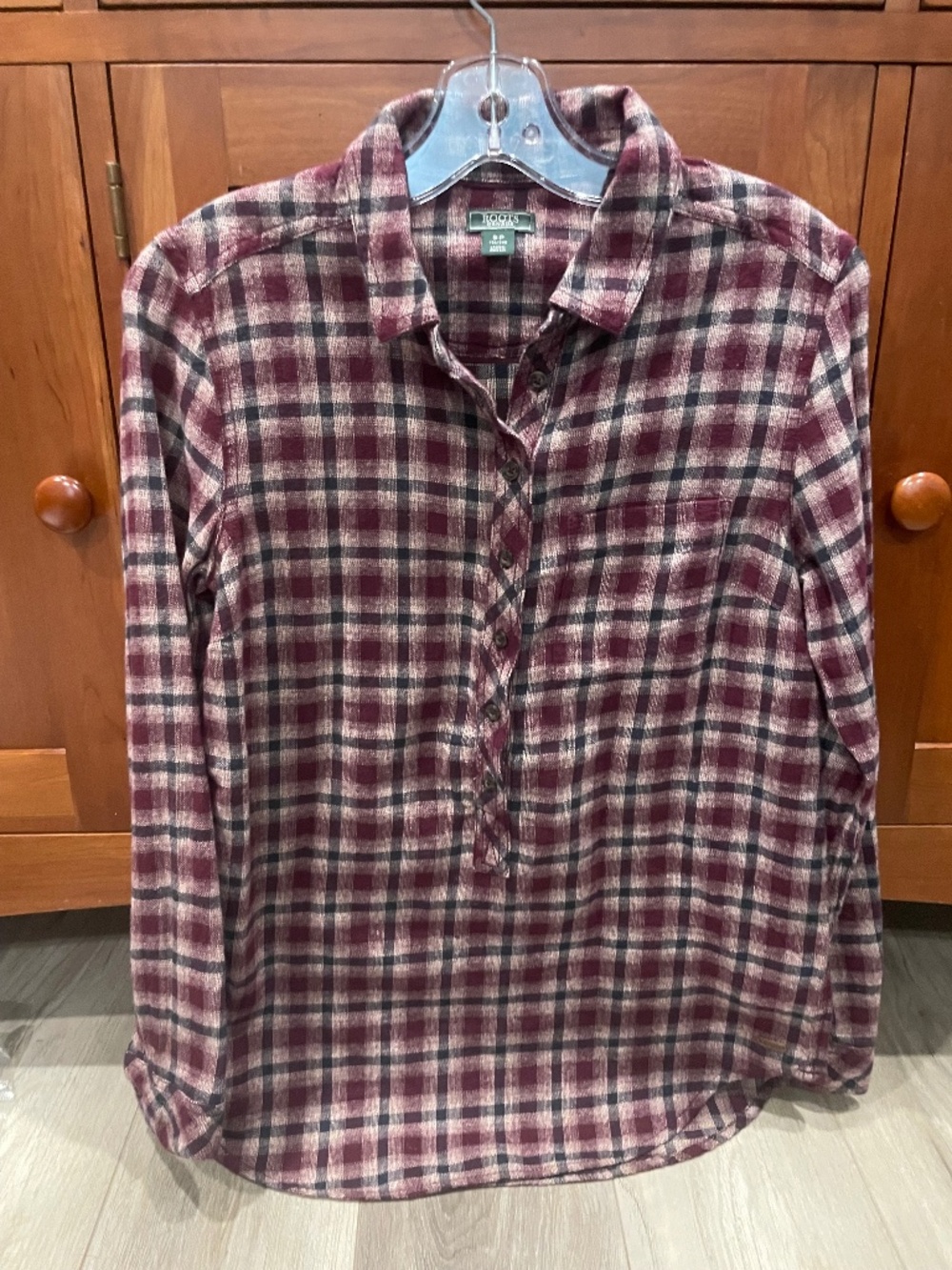 Roots Flannal Plaid Popover Shirt